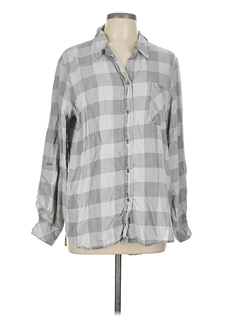 Pre-owned Billy T Long Sleeve Button Down Shirt In Gray