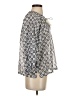 Cleobella 100% Cotton Gray 3/4 Sleeve Blouse Size XS - photo 4