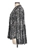 Apt. 9 Animal Print Silver Long Sleeve Blouse Size L - photo 5