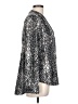Apt. 9 Animal Print Silver Long Sleeve Blouse Size L - photo 4
