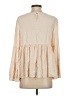 Shein 100% Polyester Ivory Long Sleeve Blouse Size 4 - photo 2