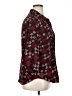 Covington 100% Polyester Print Burgundy 3/4 Sleeve Blouse Size 16-18W - photo 4