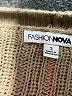 Fashion Nova Tan Cardigan Size S - photo 7