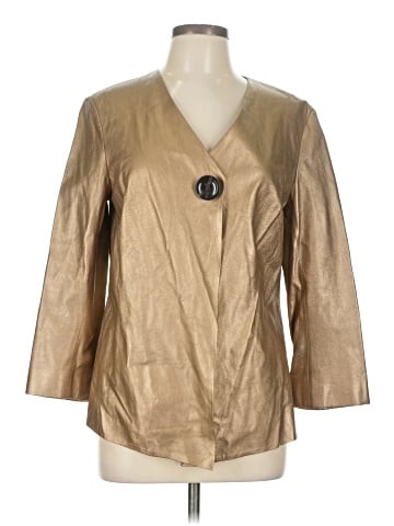 Lafayette 148 New York Leather Jacket (view 1)