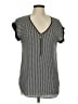 Express Black Short Sleeve Blouse Size M - photo 1
