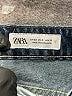 Zara 100% Rubber Color Block Blue Jeans Size 0 - photo 7