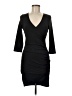 Unbranded Solid Black Cocktail Dress Size M - photo 1