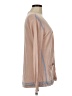 CAbi Solid Color Block Pink Tan Cardigan Size M - photo 4