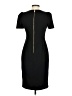 Calvin Klein Solid Black Cocktail Dress Size 4 - photo 2