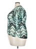 Style&Co 100% Polyester Teal Short Sleeve Blouse Size 3X - photo 5