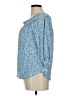 MELLODAY Blue 3/4 Sleeve Blouse Size M - photo 5