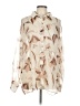 Bailey 44 100% Polyester Print Ivory Long Sleeve Blouse Size L - photo 1