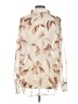 Bailey 44 100% Polyester Print Ivory Long Sleeve Blouse Size L - photo 2