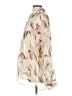 Bailey 44 100% Polyester Print Ivory Long Sleeve Blouse Size L - photo 5
