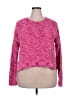 Candie's Tweed Pink Pullover Sweater Size XXL - photo 1