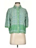Max Studio 100% Rayon Green 3/4 Sleeve Button-Down Shirt Size S - photo 1