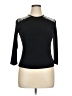 Jaipur Black 3/4 Sleeve Top Size XL - photo 1