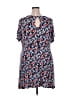 Mi ami Floral Blue Casual Dress Size 3X - photo 2