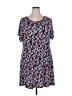Mi ami Floral Blue Casual Dress Size 3X - photo 1