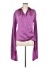 SIMKHAI Purple Long Sleeve Blouse Size 6 - photo 1