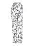 Shein Graphic White Active Pants Size 6 - photo 2