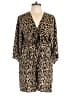 Fashion 100% Polyester Animal Print Gold Romper Size L - photo 1