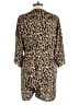 Fashion 100% Polyester Animal Print Gold Romper Size L - photo 2
