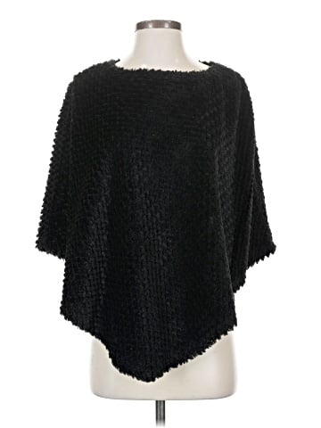 Black Rivet Poncho (view 1)