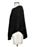 Black Rivet 100% Polyester Checkered-gingham Black Poncho Size Sm - Med - photo 5