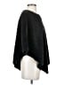 Black Rivet 100% Polyester Checkered-gingham Black Poncho Size Sm - Med - photo 4