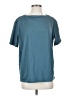 Unbranded Solid Teal Short Sleeve T-Shirt Size S - photo 1