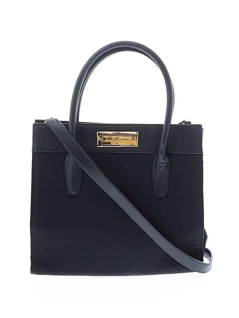 Pre-owned Donna Karan Satchel In Black