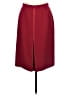 Larry Levine 100% Polyester Solid Burgundy Formal Skirt Size 10 - photo 1
