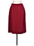 Larry Levine 100% Polyester Solid Burgundy Formal Skirt Size 10 - photo 2