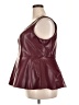 Torrid 100% Polyester Burgundy Sleeveless Blouse Size 2X Plus (2) - photo 5