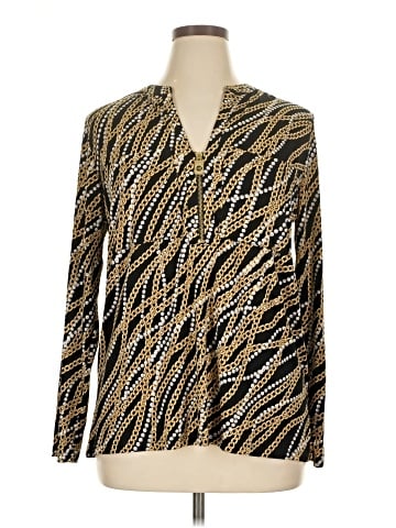 MICHAEL Michael Kors Long Sleeve Blouse (view 1)
