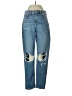 American Eagle Outfitters Hearts Blue Jeans Size 4R - photo 1