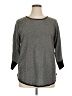 Design History 100% Acrylic Chevron-herringbone Gray Pullover Sweater Size XL - photo 1