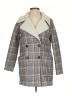 Zara Basic Plaid Gray Coat Size XS - photo 1
