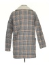 Zara Basic Plaid Gray Coat Size XS - photo 2