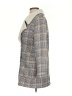 Zara Basic Plaid Gray Coat Size XS - photo 5