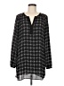 Daniel Rainn 100% Polyester Black Long Sleeve Blouse Size M - photo 1