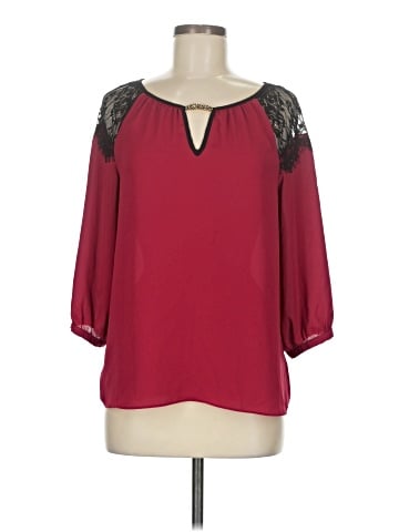 By & By 3/4 Sleeve Blouse (view 1)
