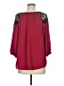 By & By 100% Polyester Burgundy 3/4 Sleeve Blouse Size M - photo 2
