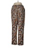 One Floral Brown Casual Pants Size M - photo 2
