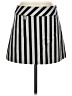 Trina Turk Stripes Black Wool Skirt Size 2 - photo 1