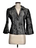 Frascara Metallic Silver Gray Blazer Size 6 - photo 1