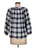 Gap Blue 3/4 Sleeve Blouse Size M - photo 2