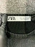 Zara Black Long Sleeve Top Size S - photo 5