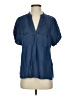 Assorted Brands 100% Lyocell Blue Short Sleeve Blouse Size S - photo 1